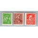 ALEMANIA OCUPACION SOVIETICA 1945 Yv 19a/21a SERIE COMPLETA NUEVA CON GOMA ZONA RUSA MECKLENBURG SON LAS VARIANTES DE COLOR 15 EUROS